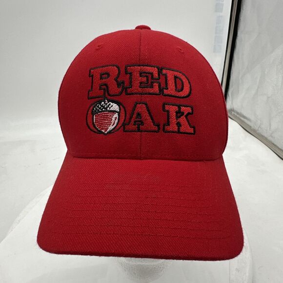 Red Oak Beer Wrapback Baseball Cap Hat small/med size - Picture 1 of 9